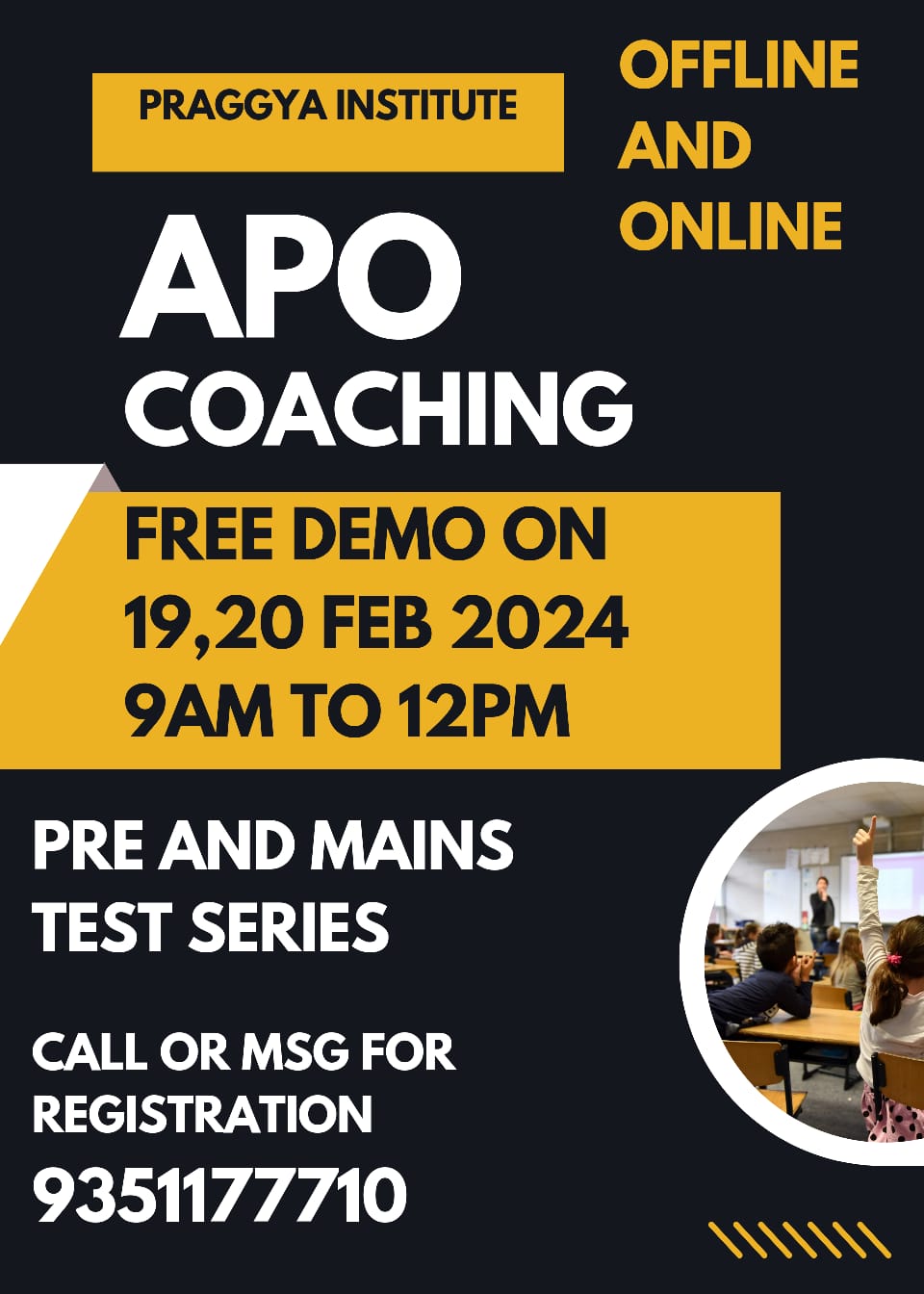 APO Coaching (PRE & MAINS)